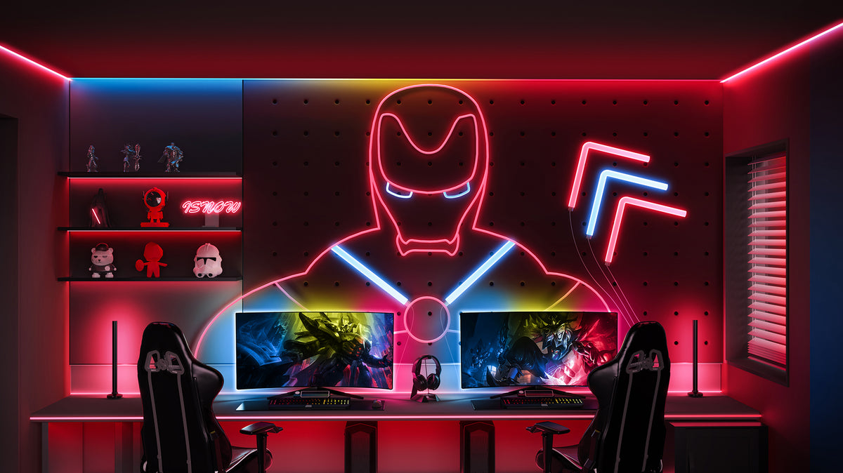 ISNOW PGS PC backlight--must have in game room